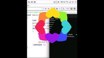 Star Pattern Printing C Programming 🔴||⭐Star Triangle Rotated 📐||#coding #cprogramming
