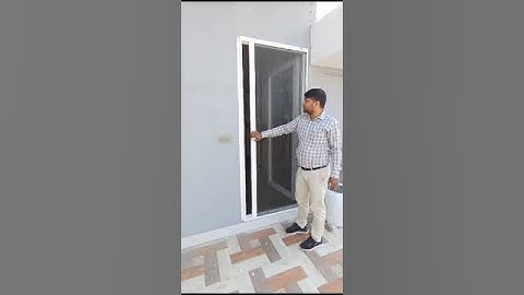 Upvc cesment door with mosquito net