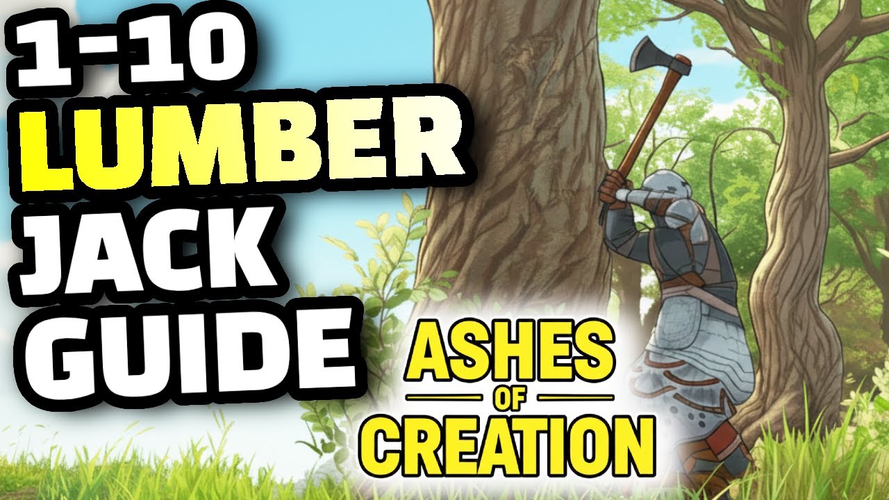 How Long It Takes To Level Lumberjacking 1-10, Rarity, and XP Rates - Ashes of Creation