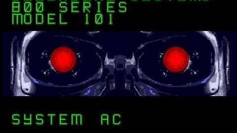 Terminator 2 The Arcade Game Intro Sega Genesis