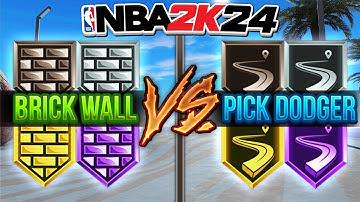 NBA 2K24 Best Defensive Badges + Pick and Roll Tips : Brick Wall VS. Pick Dodger