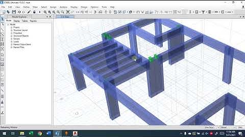 CVLE489 16 ETABS  MODELING SECONDARY BEAM