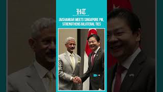 EAM Jaishankar Welcomes Singapore PM Wong, Discusses Strengthening India-Singapore Ties | #shorts