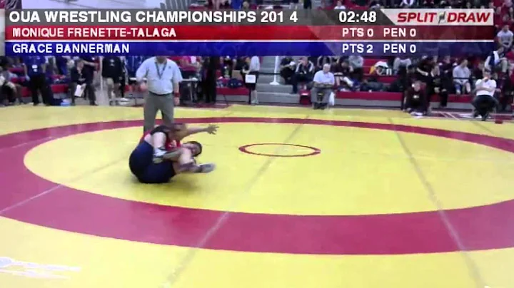 2014 OUA Championships: 82 kg Monique Frenette-Tal...