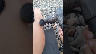 Перкуссионный массажер JAY. Массаж икр ног #jay