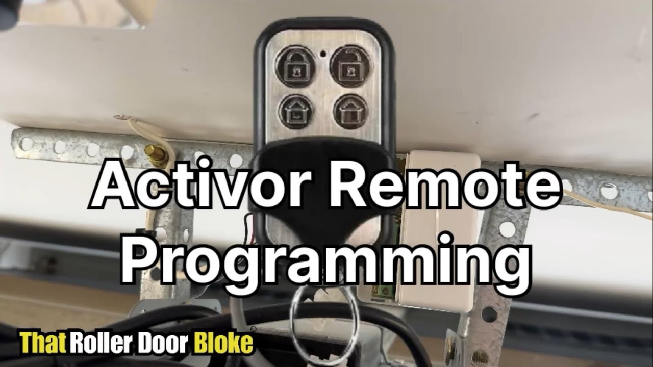 ACTIVOR Alarm remote programming made simple - YouTube