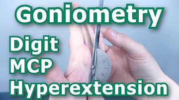 Goniometry - Digit MCP Hyperextension