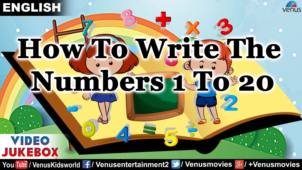 How To Write The Numbers 9 To 9  Math Nursery Activities  Learn To Write   Kids Special