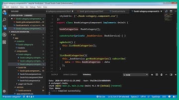 Angular 8 and Spring Boot Part 50   Update category view template and wrap up feature 4