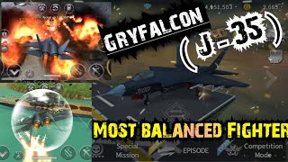 Gunship battle helicopter : Best Fighter jet Gryfalcon gameplay screenshot 3