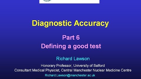 Diagnostic Accuracy, Part 6