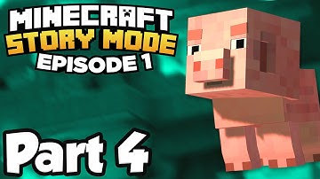 Minecraft: Story Mode [Episode 1] Part 4 - ORDER OF THE STONE RUINS!!! (Full Gameplay)