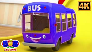 Wheels on the Bus Adventure | Fun Cartoon Song for Children