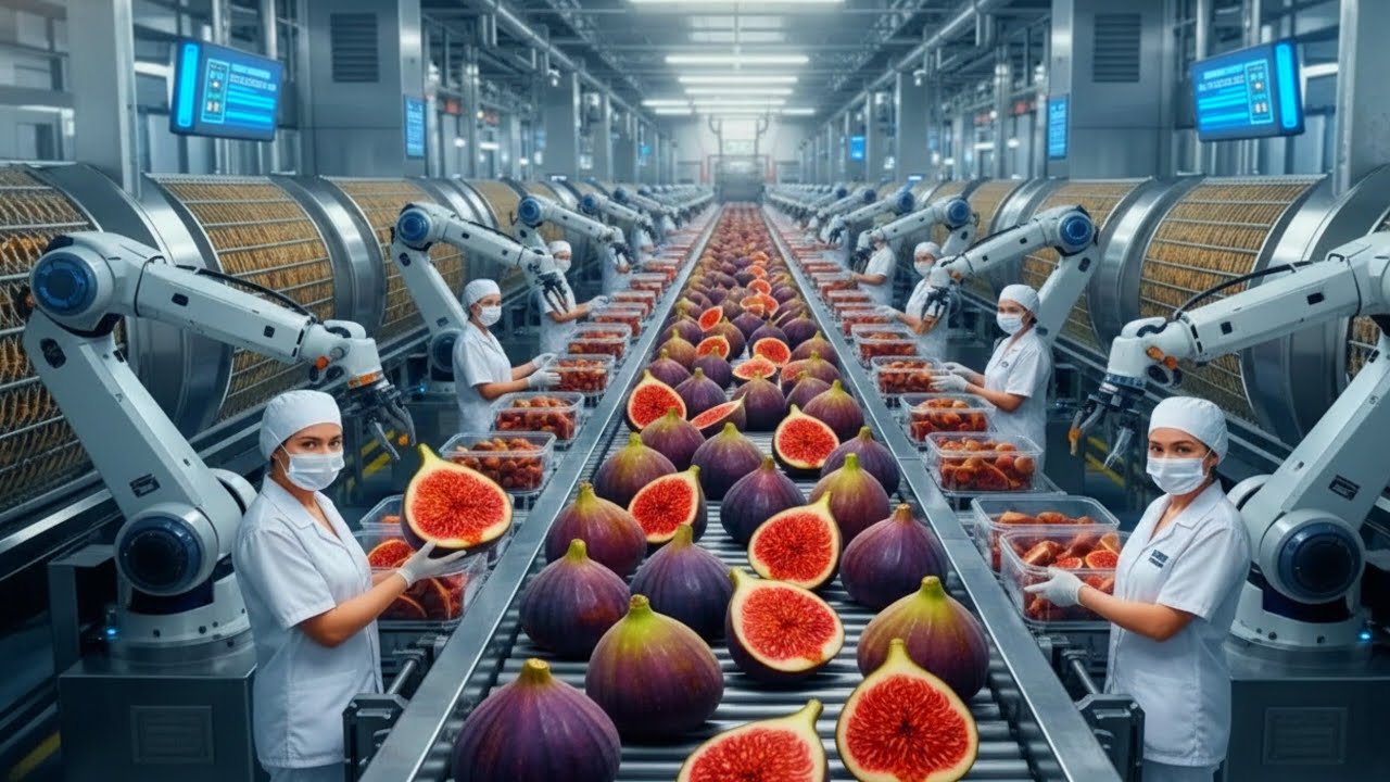 Millions of Figs! 😱 The Incredible Sun-Drying & Modern Packing Process