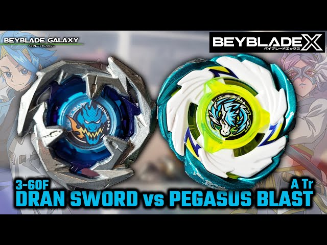 DRAN SWORD 3-60F vs PEGASUS BLAST A Tr [Beyblade X ベイブレードX