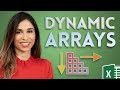 Excel Dynamic Arrays (How they will change EVERYTHING!)