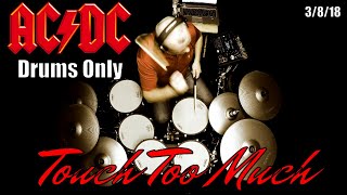 AC/DC Touch Too Much - Drums Only - 4K