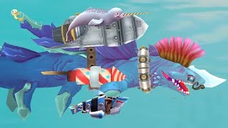 Hungry Shark World - LUMINITE Laser Beam Highlights Gold Rush Destruction Gameplay, Score Multiplier screenshot 5
