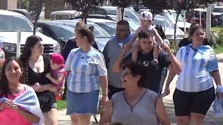 Festejo en Pozo del Molle Argentina Campeón del Mundo