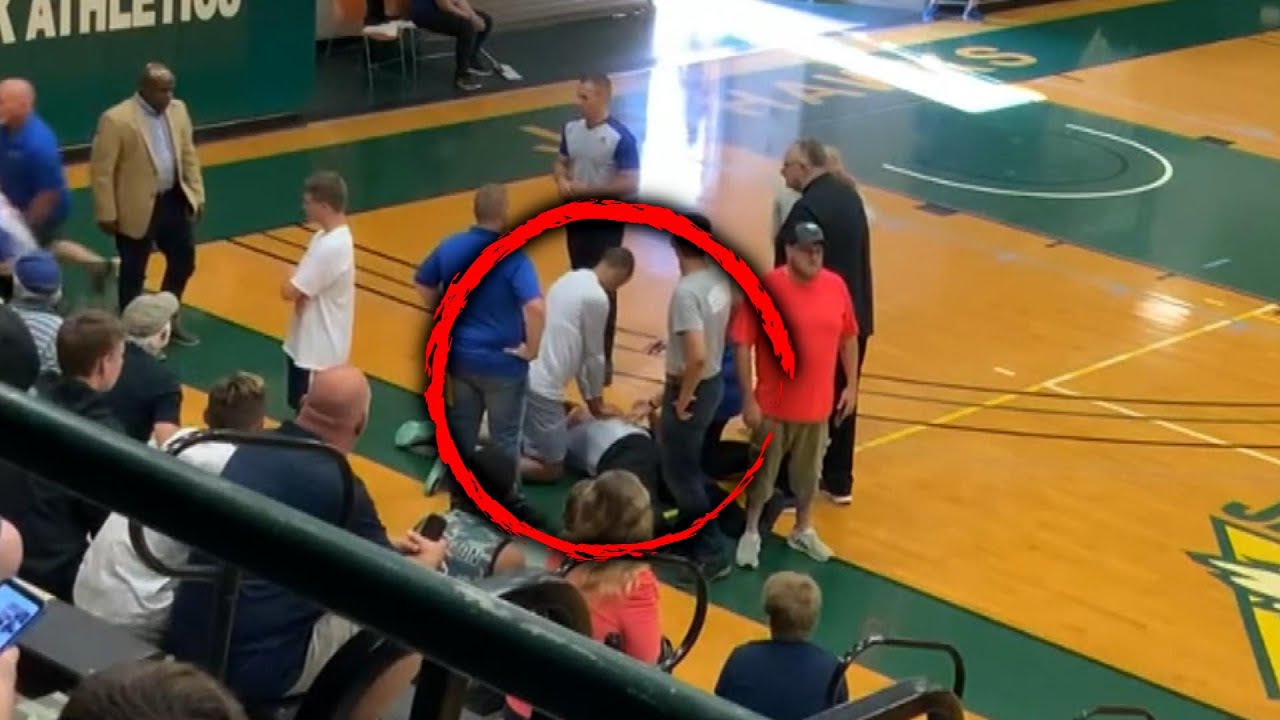 Basketball Player Saves Referee   s Life During a Game