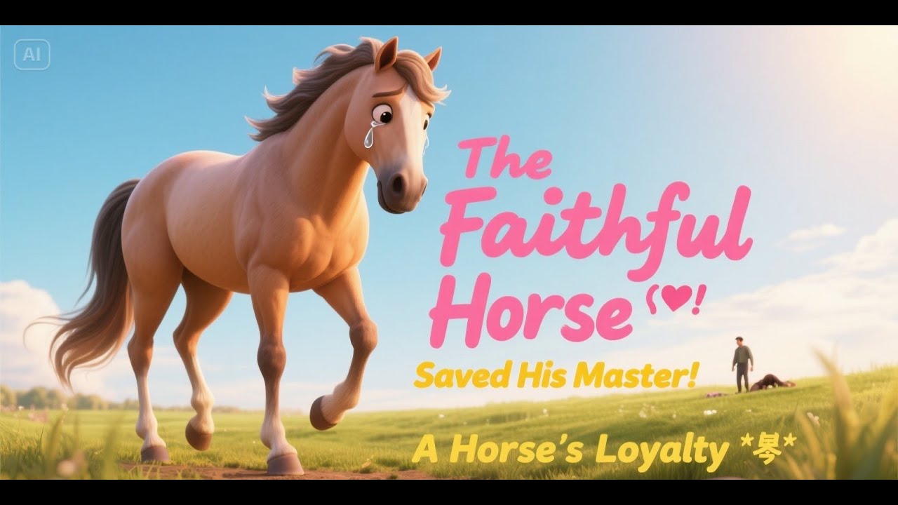 The Farmer’s Faithful Horse 🐴 | A Loyal Horse Saves His Master | Moral Story for Kids