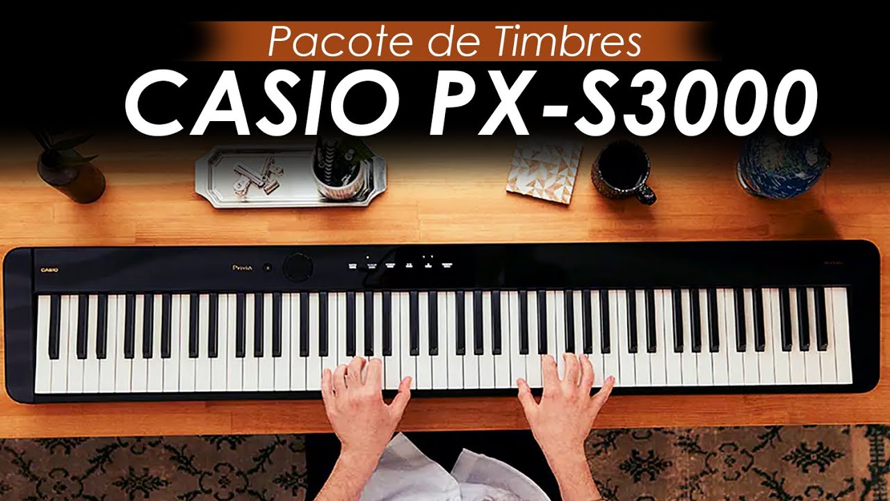 CASIO PX-S3000, vale a pena? | Review e Pacote de Timbres - YouTube