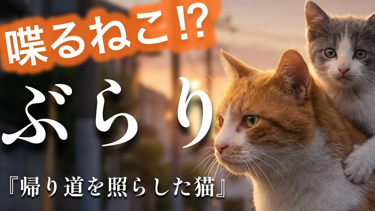 しゃべる猫のそら【帰り道を照らした猫】