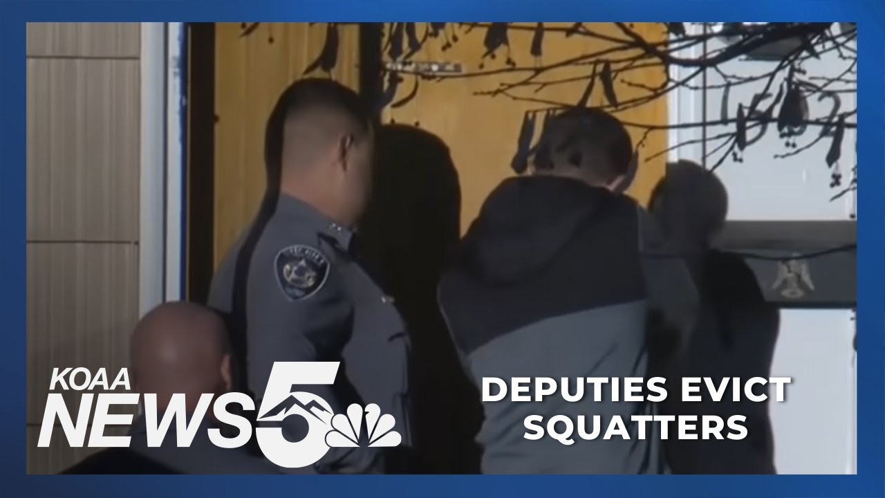 Deputies evict squatters who took over couple's home