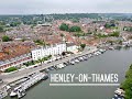 The beauty of henleyonthames from the air  4k cinematic drone  england uk