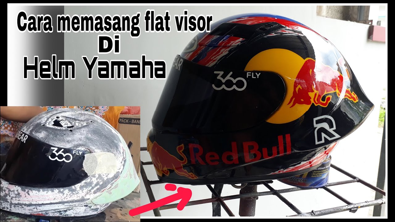 Cara Memasang Flat Visor Di Helm Yamaha YouTube