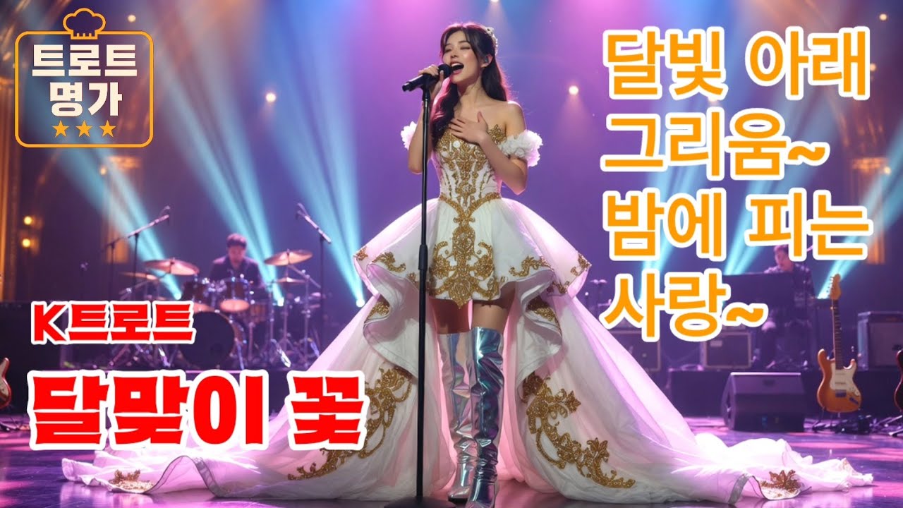 달맞이 꽃 🌙 감성 가득한 정통 트로트 | 달빛 아래 피어나는 그리움, 애절한 사랑 노래 2026 #Ktrot, #KoreanTrot, #KoreanMusic, #트로트가요