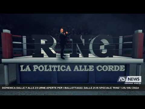 DOMENICA DALLE 7 ALLE 23 URNE APERTE PER I BALLOTTAGGI. DALLE 21:15 SPECIALE ''RING'' | 25/06/2022