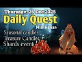 Sky Daily Quest today Hidden Forest 25 dec 2025 Sky 