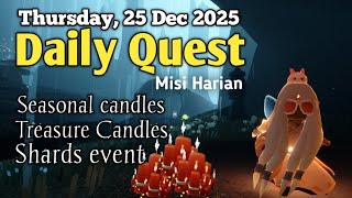 Sky Daily Quest Today  Hidden Forest 25 Dec 2025  Sky Children Of The Light  Sandwichies Ch