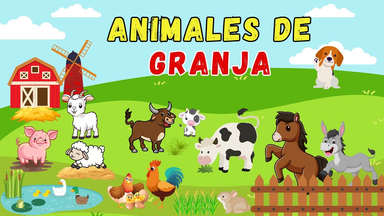 LOS ANIMALES DE LA GRANJA CON SONIDOS | Vocabulario | Videos educativos infantiles | MiauKids