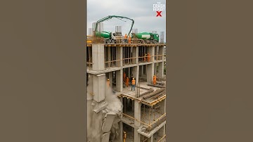 Truck Work Error: Construction Disaster in Seconds! #construction #fail #truck #aivideo #ai