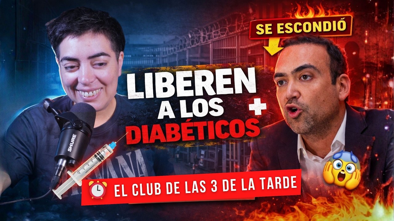 LIBEREN A LOS DIABETICOS. EL CLUB DE LAS TRES DE LA TARDE