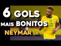 Top 6 GOLS MAIS BONITOS DE NEYMAR Jr. (Santos, Barcelona, PSG e Brasil)