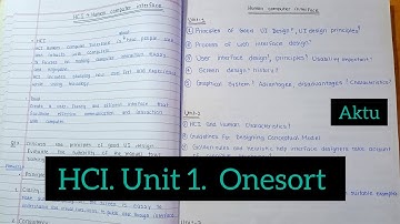 HCI unit 1 aktu onesort।। cse wale//human computer interface important questions