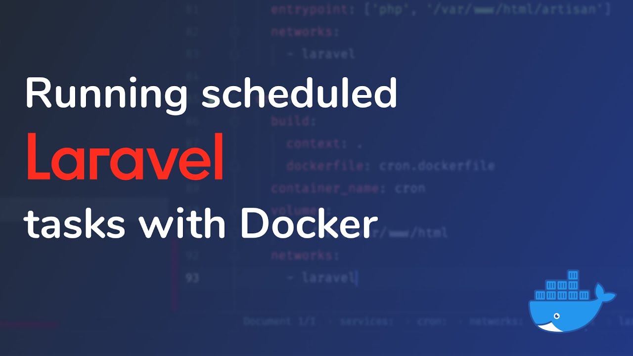 Running Scheduled Laravel Tasks with Docker - YouTube