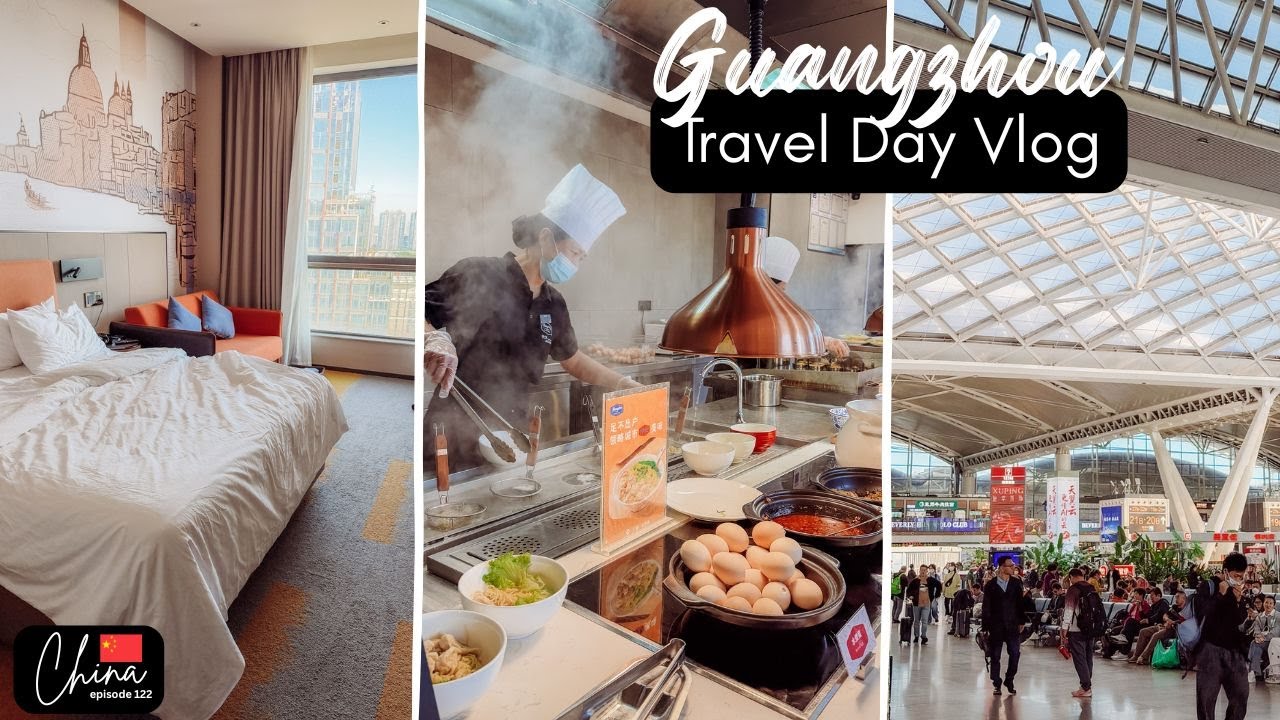 Видеоблог о Гуанчжоу: Проживание в отеле Hampton by Hilton + поездка на скоростном поезде из Гуан...
