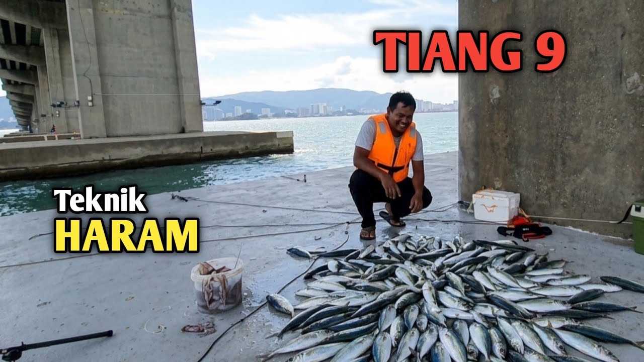 Gasak Tak Menang Tangan ‼️ Jurus Terlarang Mancing Jambatan Pulau Pinang