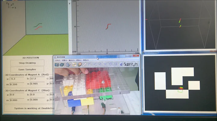 Simultaneously Tracking and Control of Magnetic target - Demo