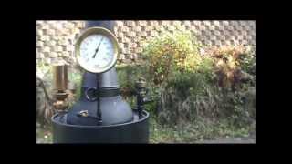 Test steam boiler
