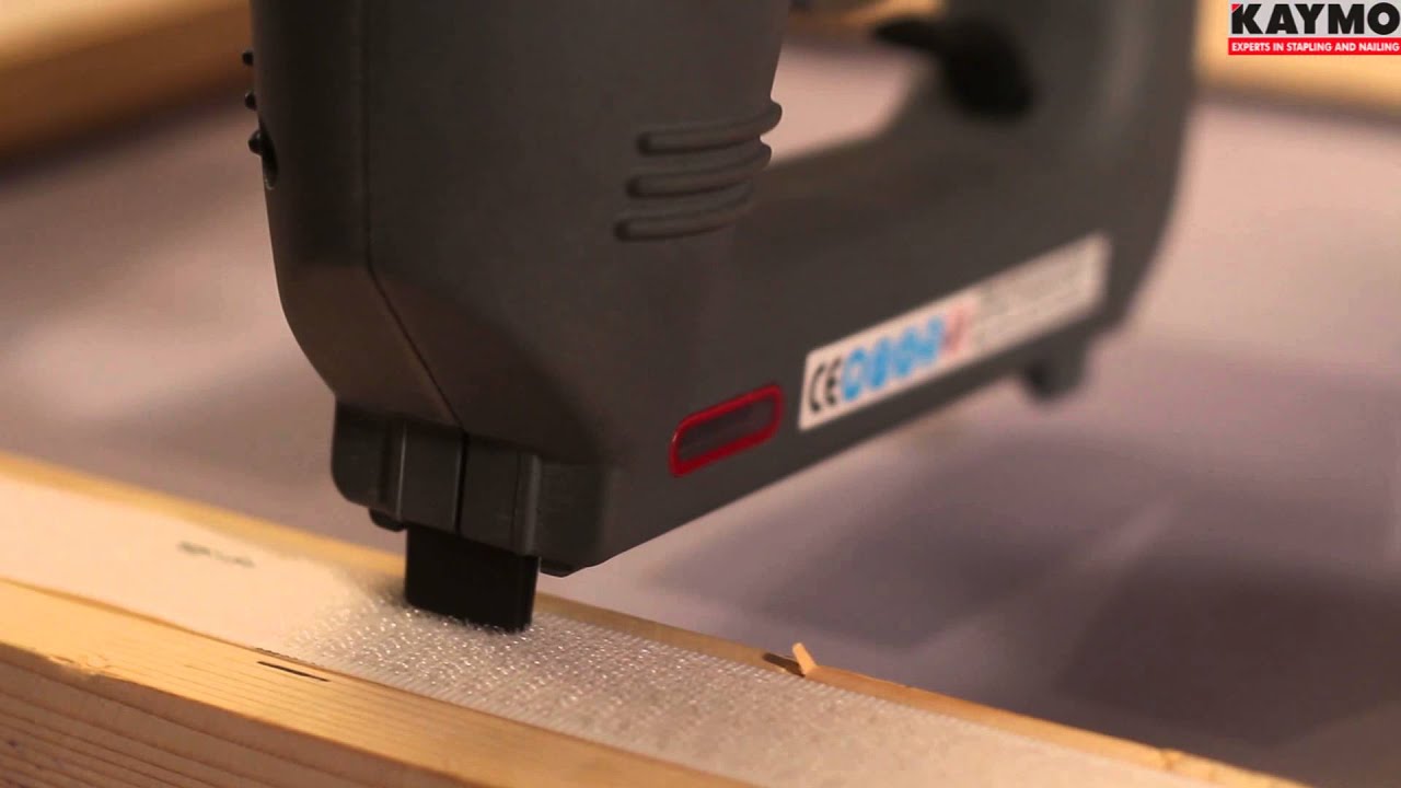 Kaymo staplers used to manufacture mosquito nets YouTube