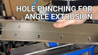 Punching Holes in 2x2 Angle Track Porta Press