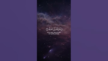 Surah Ibrahim [14:40-41] سورة ابراهيم #quran #المصحف #القران