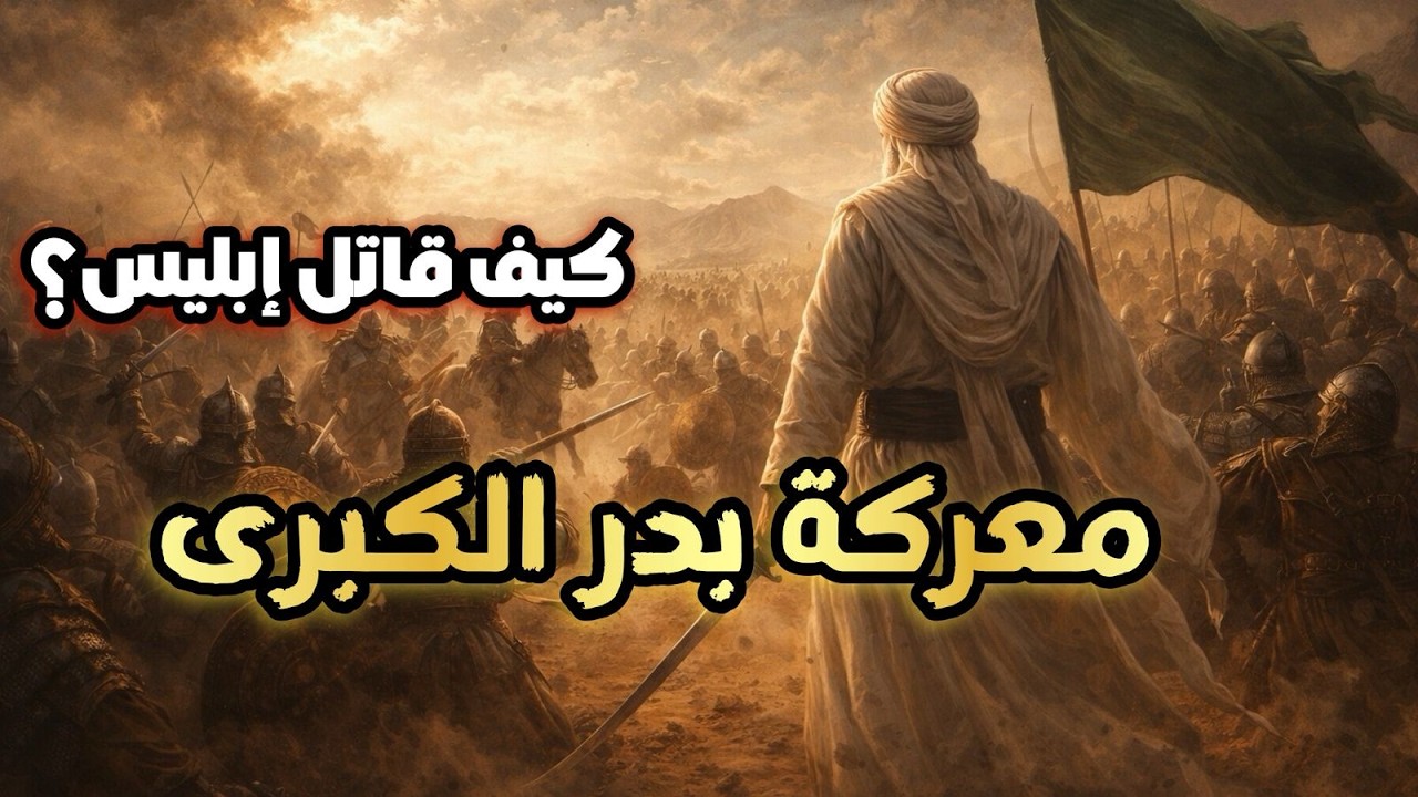 مواجهة جبريل ضد إبليس في (معركة بدر الكبرى)