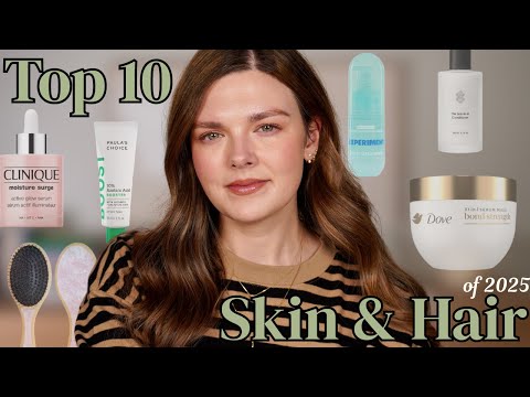 Top 10 BEST Hair & Skin Products I Tried in 2025 ✨