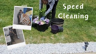 PATIO HACKS | SPEED CLEANING MOTIVATION | CHAOS GARDENING